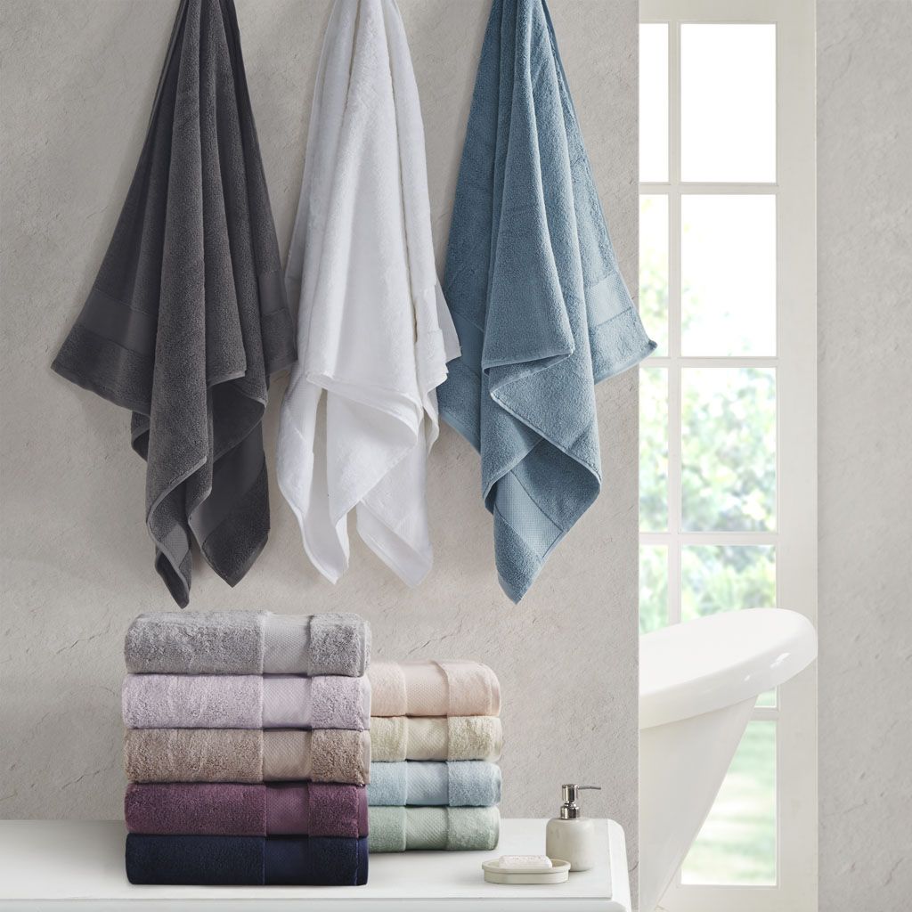 Cotton 6 Piece Bath Towel Set