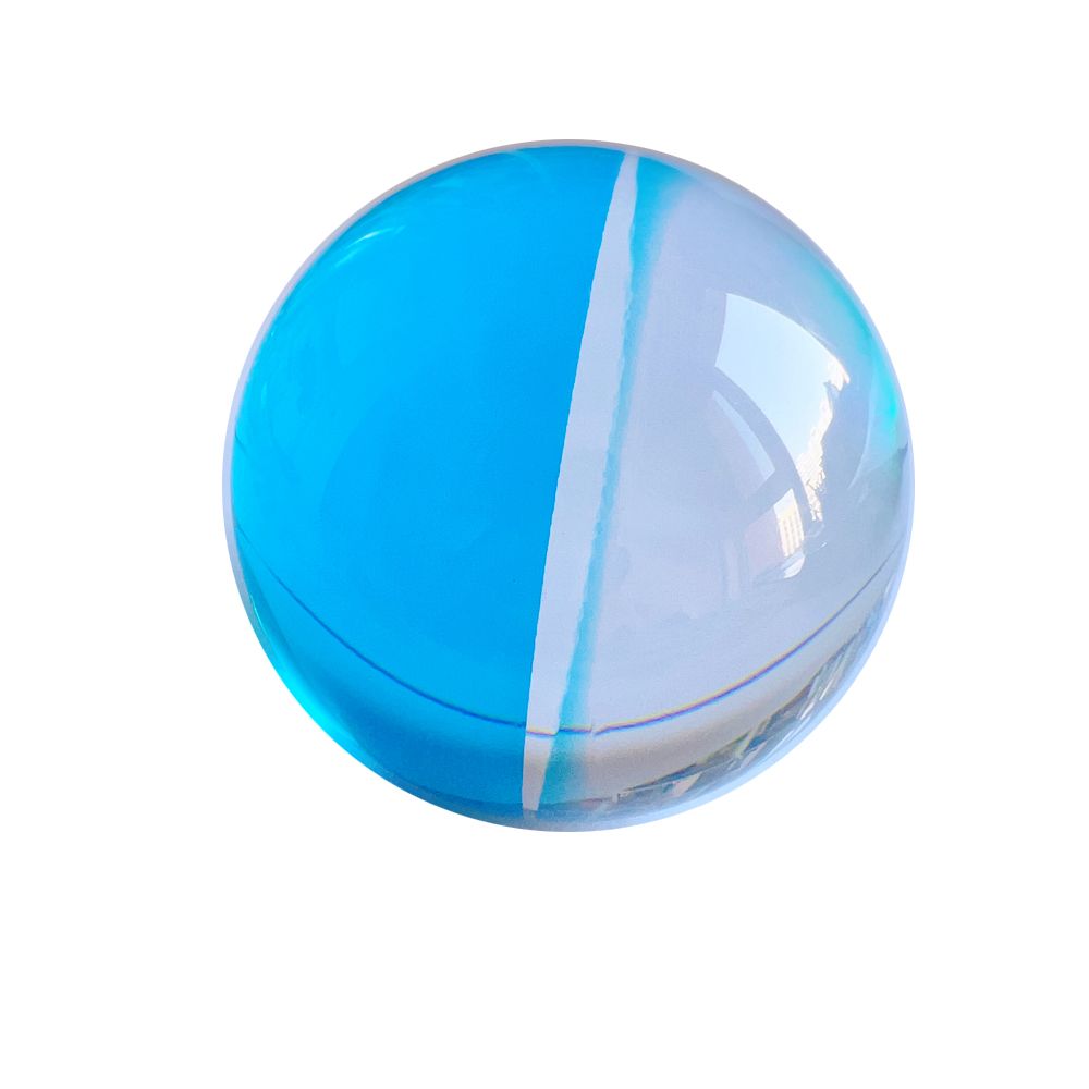 80mm Clear Acrylic Contact Juggling Ball for Beginners & single ball tricks - 3.15"