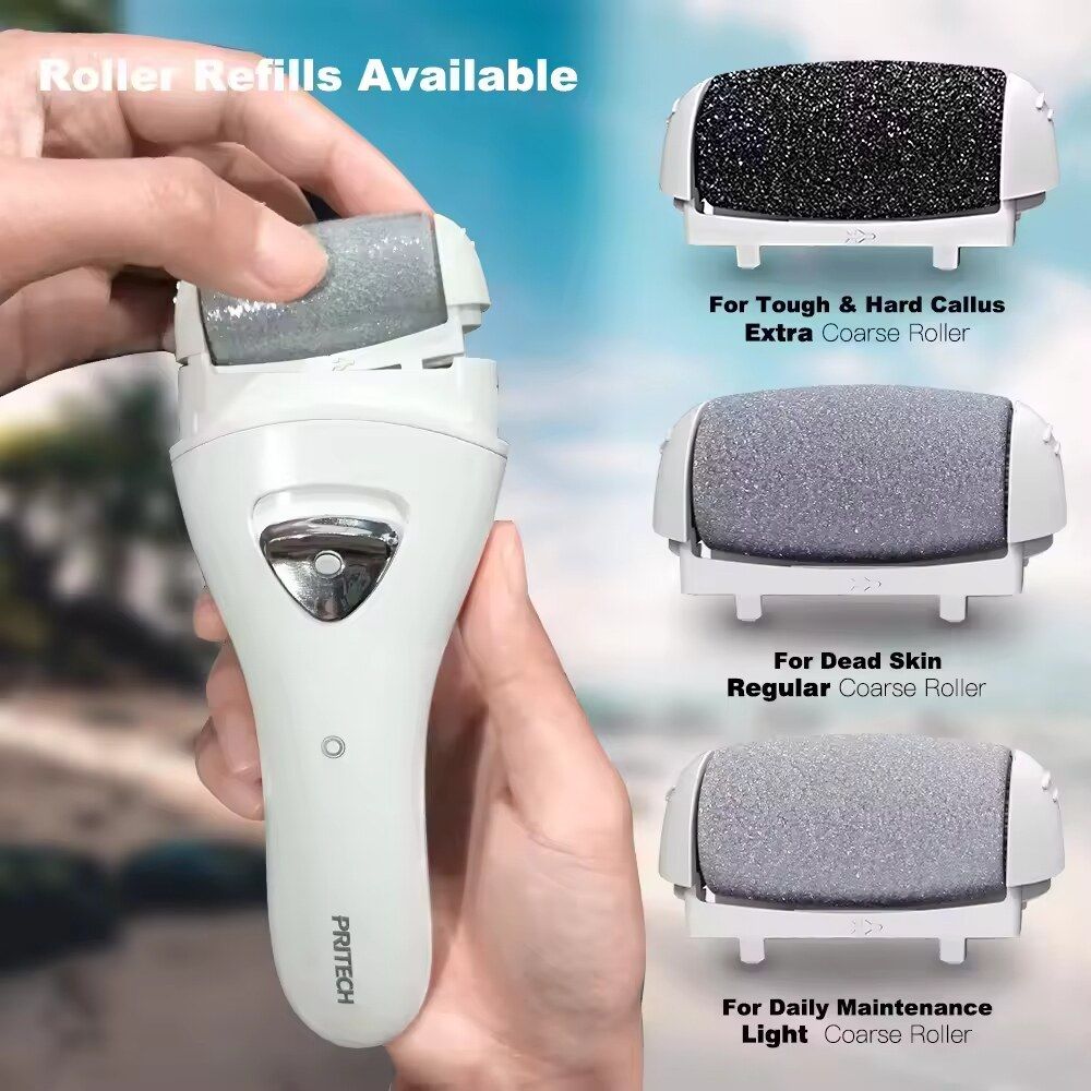 Electric Feet Callus Removers Rechargeable, Portable Electronic Foot File Pedicure Tools, Electric Callus Remover Kit, Professional Pedi Feet Care for Dead