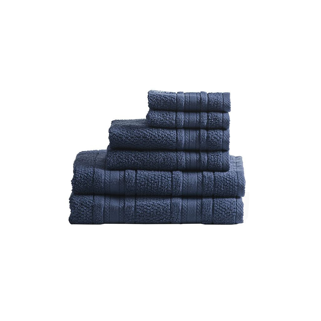 Super Soft Cotton Quick Dry Bath Towel 6 Piece Set