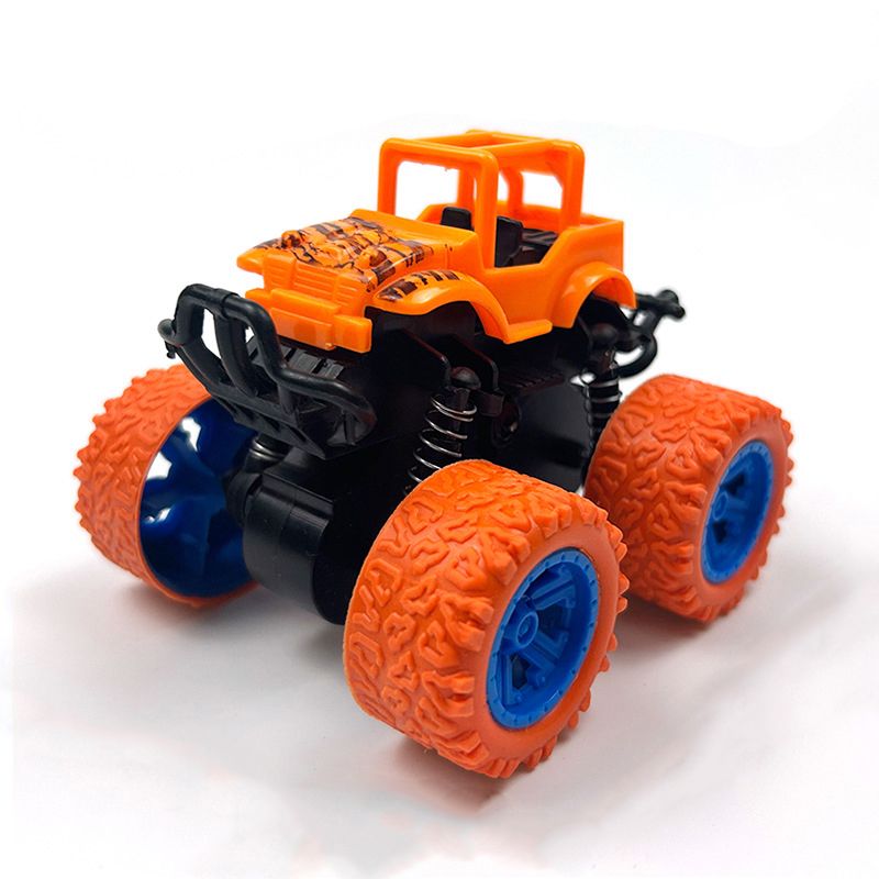 Monster Truck Toys, Pull Back Vehicles Toys, Friction Powered Toy, Mini Push and Go Car Truck Inertia Vehicle, Best Christmas Birthday Party Gift