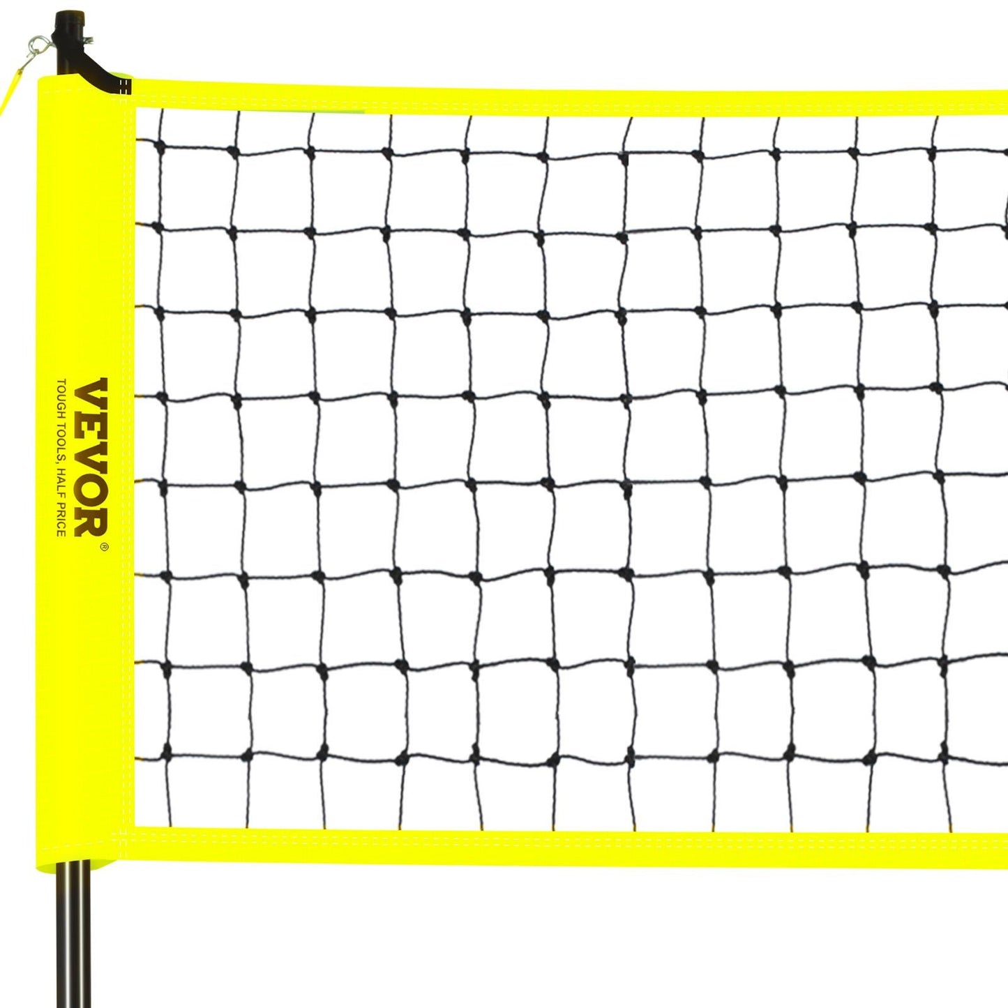 VEVOR Outdoor Portable Volleyball Net System, Adjustable Height Steel Poles, Professional Volleyball Set with PVC Volleyball, Pump, Carrying Bag, Heavy Duty Volleyball Net for Backyard, Beach, Lawn