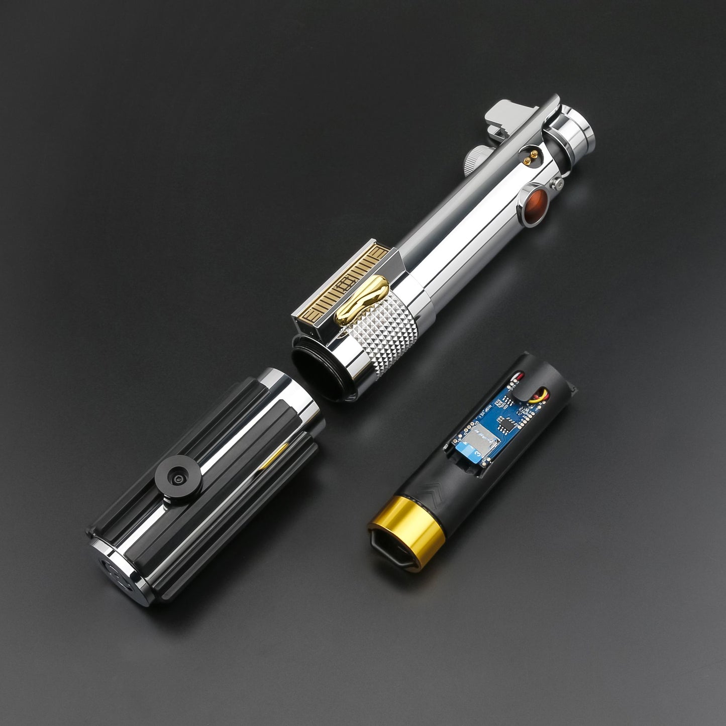 TXQSABER Anakin Lightsaber Proffie Laser Pixel board Smooth Swing Metal Hilt With LED Strip Blade SD Card Skywalker Cosplay Toys