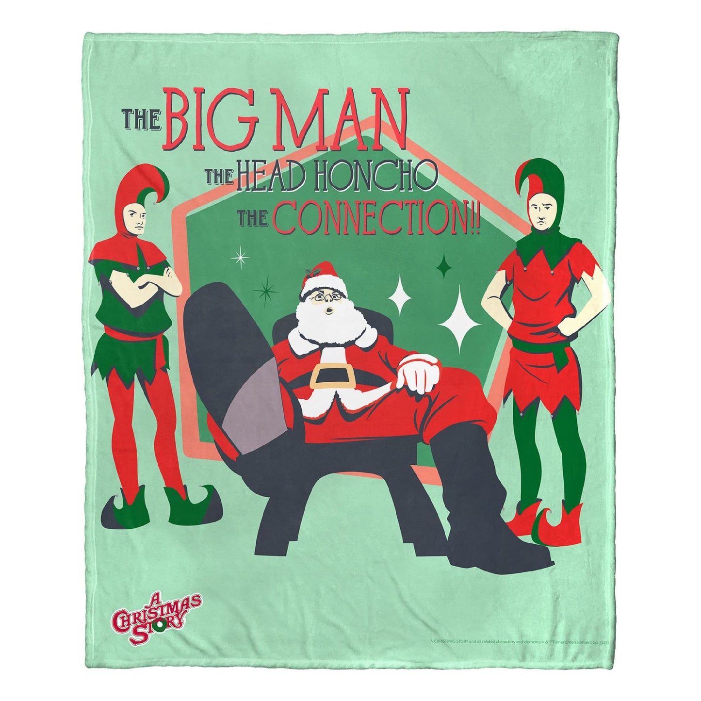 A Christmas Story Silk Touch Throw Blanket, 50" x 60", The Big Man