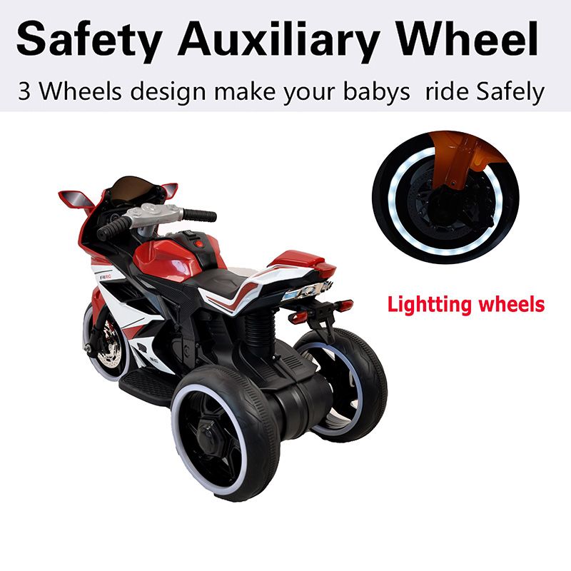 Plastic red 6V Kids Electric motorcycle/ Kids toys motorcycle/Kids electric car/electric ride on motorcycle