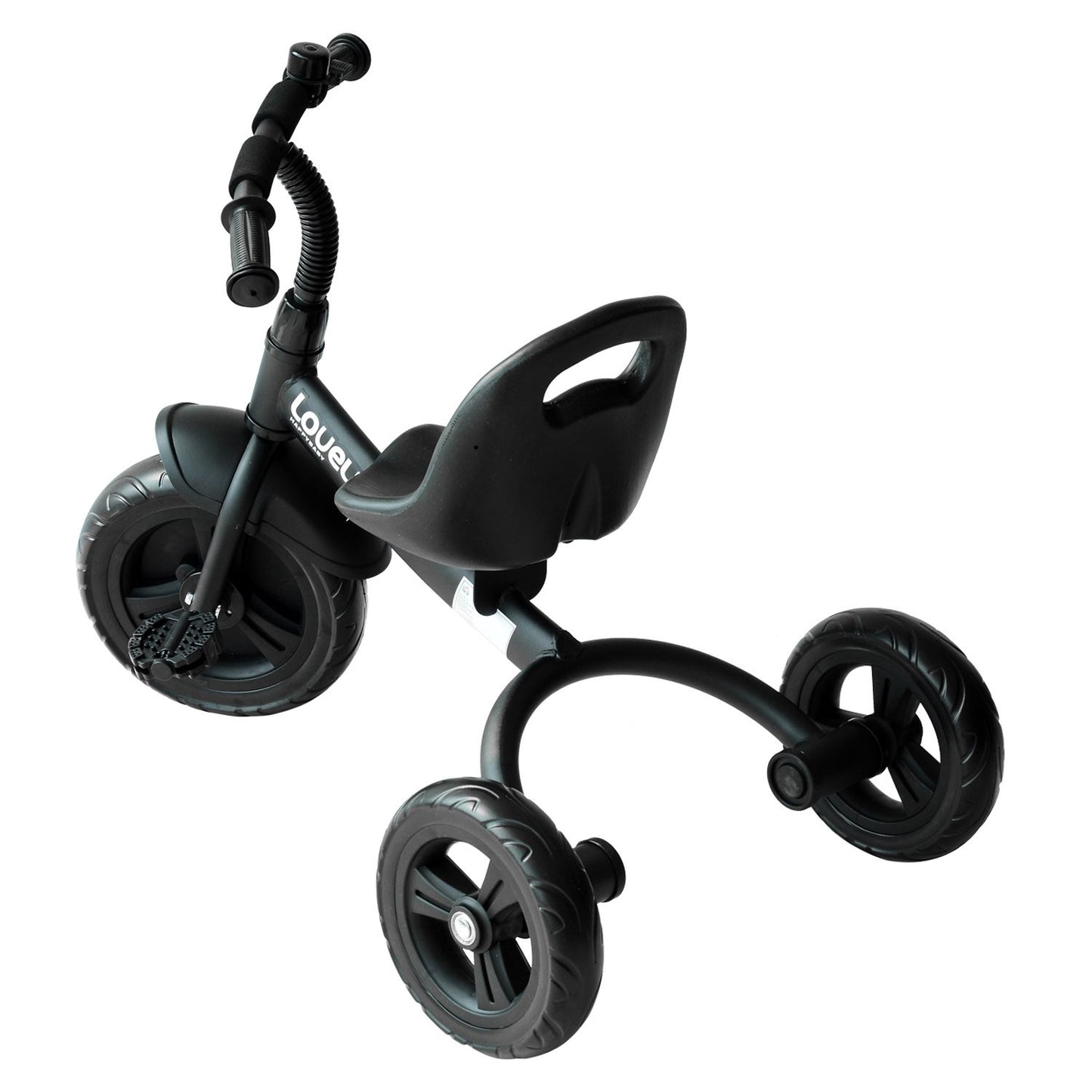 Qaba 3-Wheel Recreation Ride-On Toddler Tricycle With Bell Indoor / Outdoor - Black