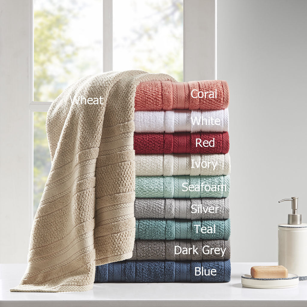 Super Soft Cotton Quick Dry Bath Towel 6 Piece Set