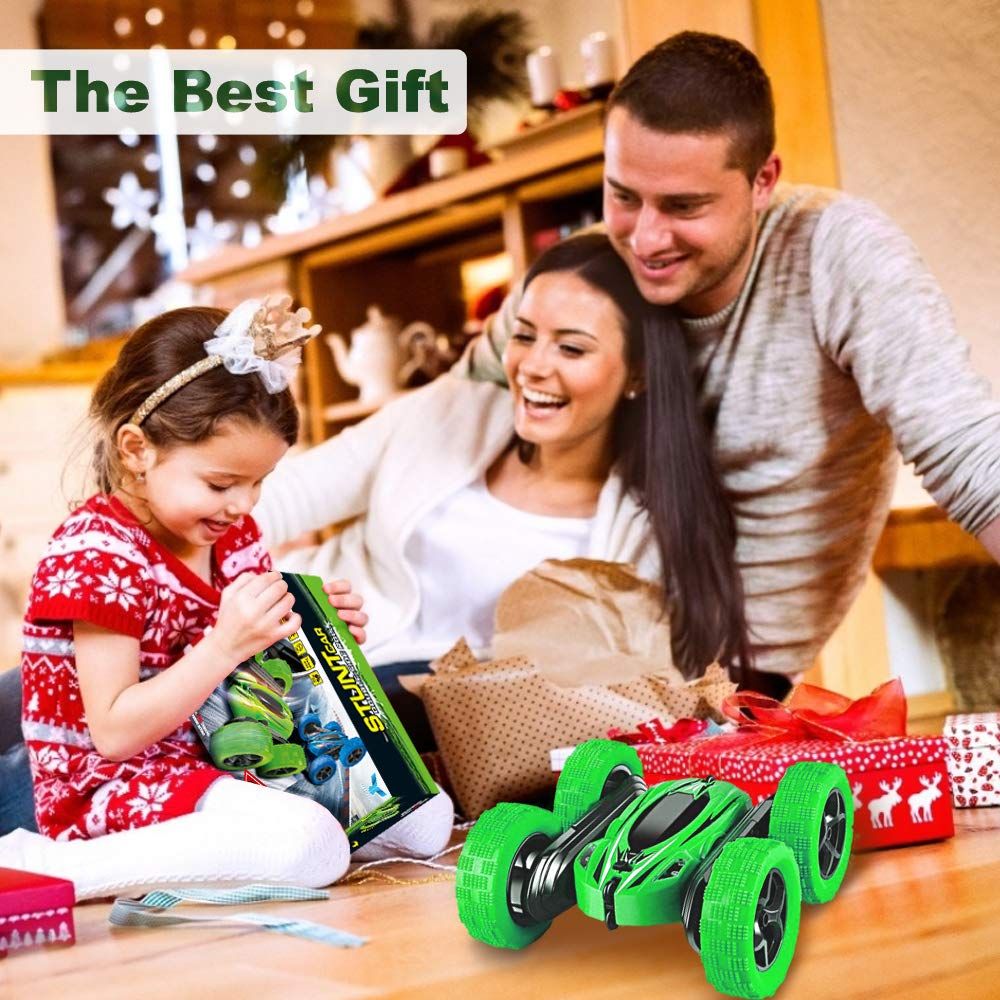 Rc Stunt Cars: Double Sided 360°Flip Rotating 4WD Race Car Toy For Outdoor & Indoor Birthday Gift