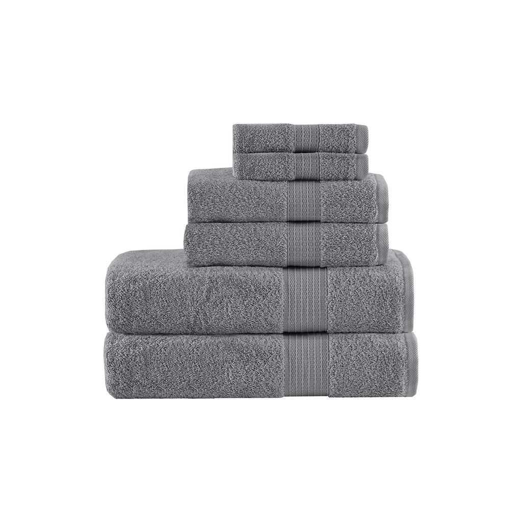 6 Piece Organic Cotton Towel Set