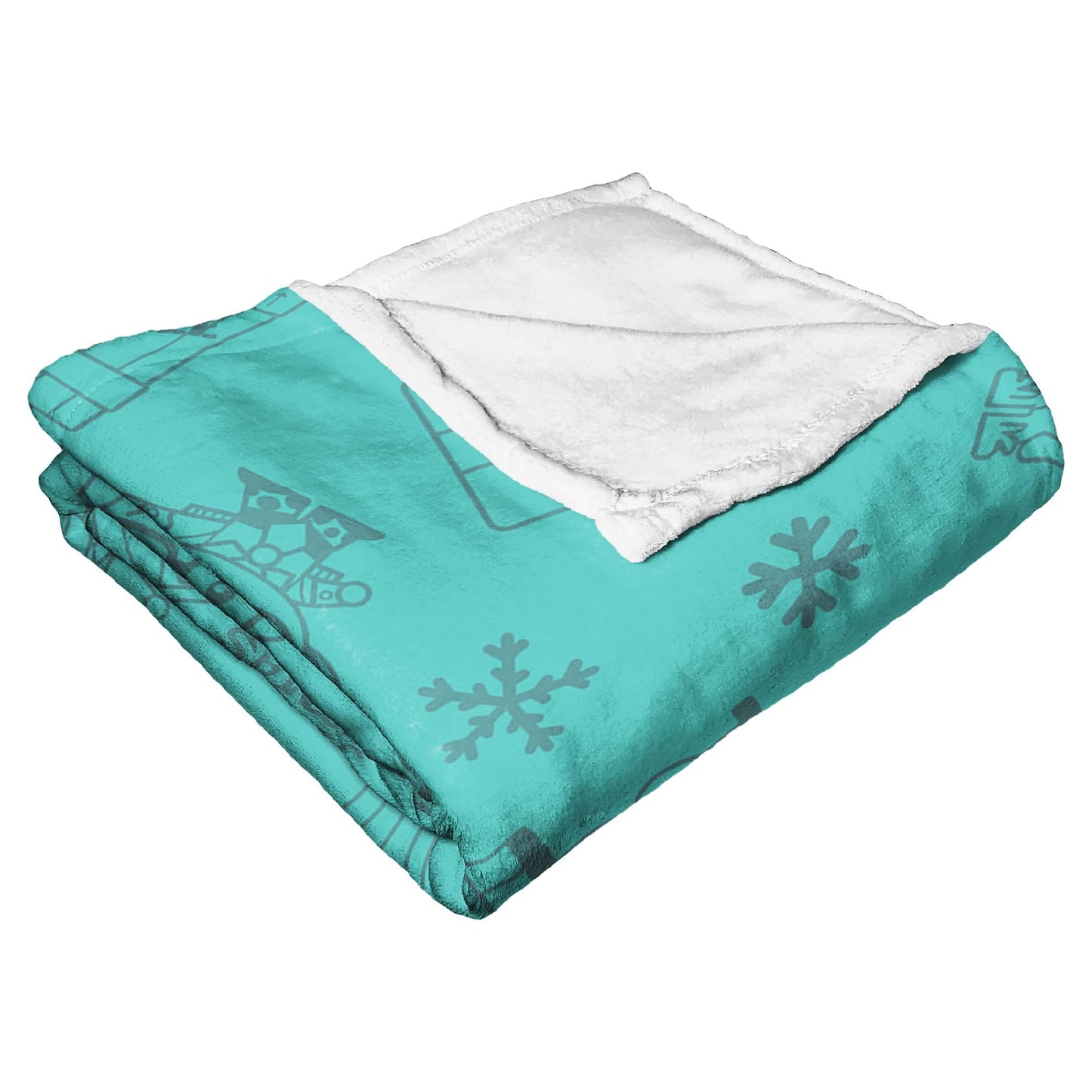 A Christmas Story Silk Touch Throw Blanket, 50" x 60", Blue Christmas