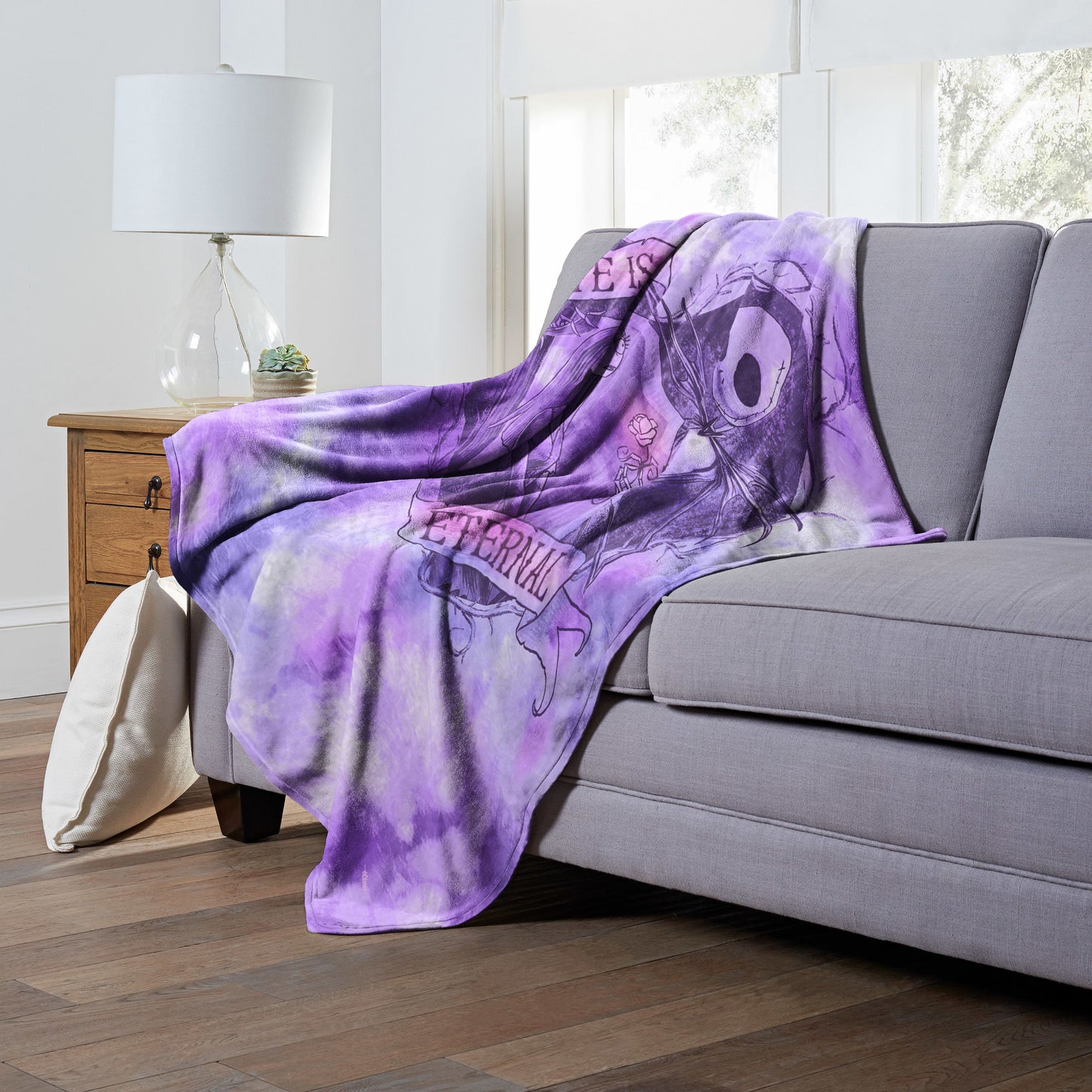 Disney / Nightmare Before Christmas, Eternal Nightmare, Silk Touch Throw Blanket, 50"x60"