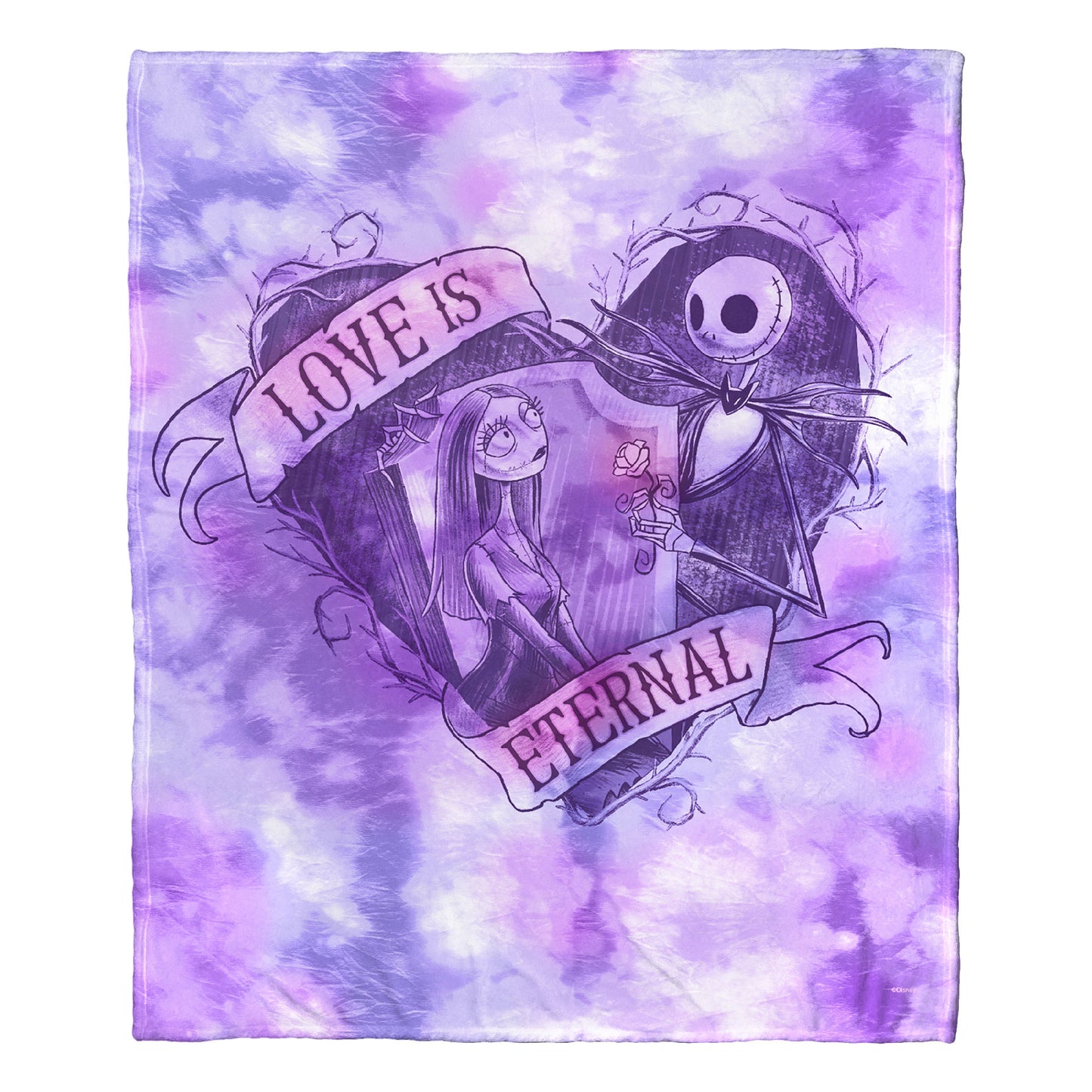 Disney / Nightmare Before Christmas, Eternal Nightmare, Silk Touch Throw Blanket, 50"x60"