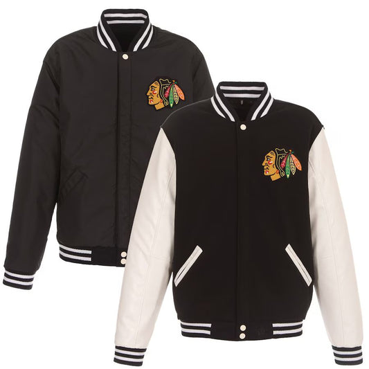 Chicago Blackhawks Reversible Varsity Jacket
