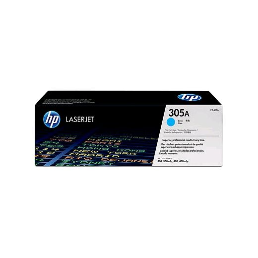 HP 305A Cyan Original LaserJet Cartridge toner 1 kusov Originál (HP CE411A)