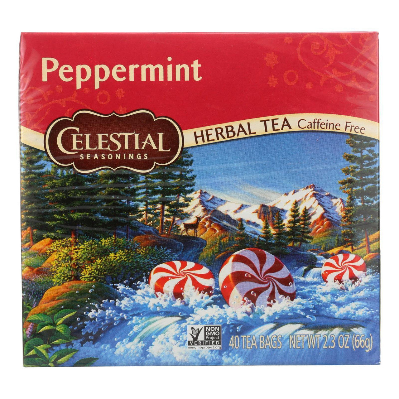 Celestial Seasonings Peppermint Herb Tea (6x40 Bag)