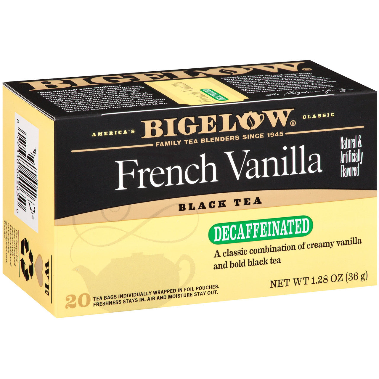 Bigelow Decaffeinated French Vanilla Tea (6x20 Bag )