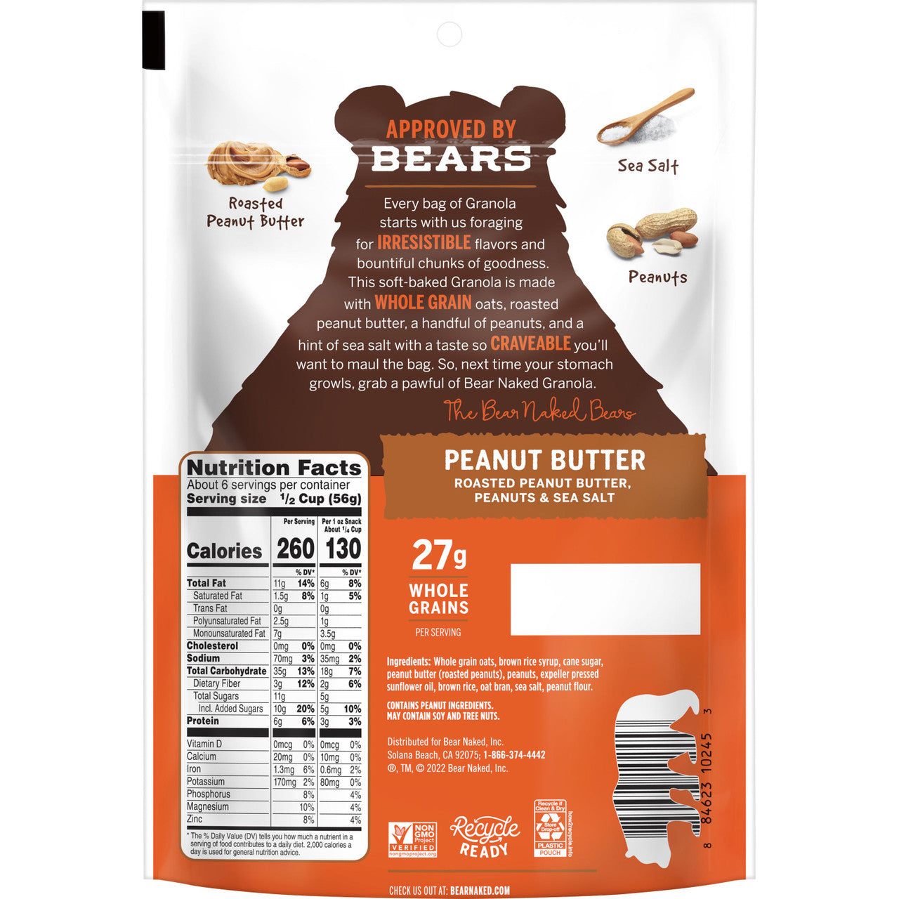 BN PEANUT BUTTER GRANOLA (6x12.00)