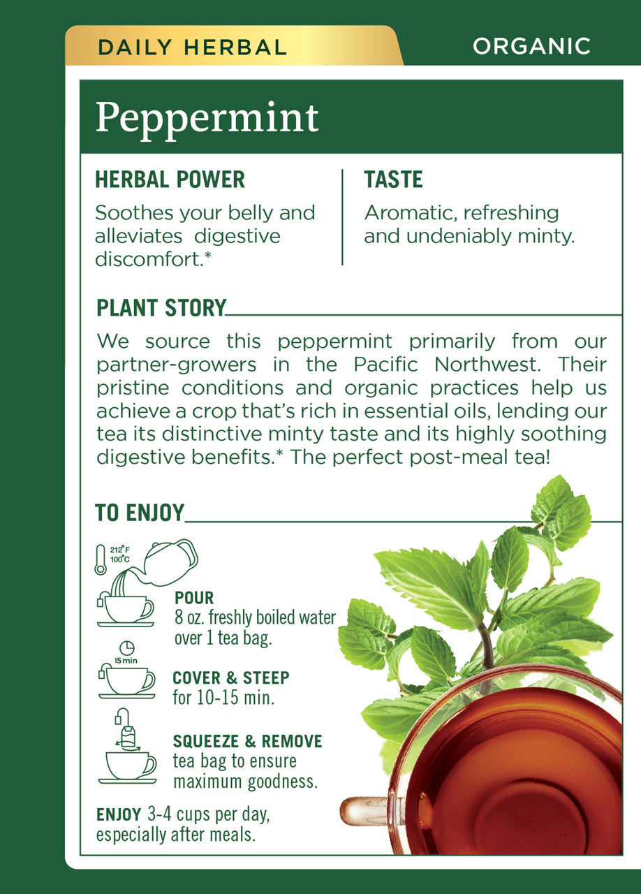 Traditional Medicinals Peppermint Tea (6x16 Bag)