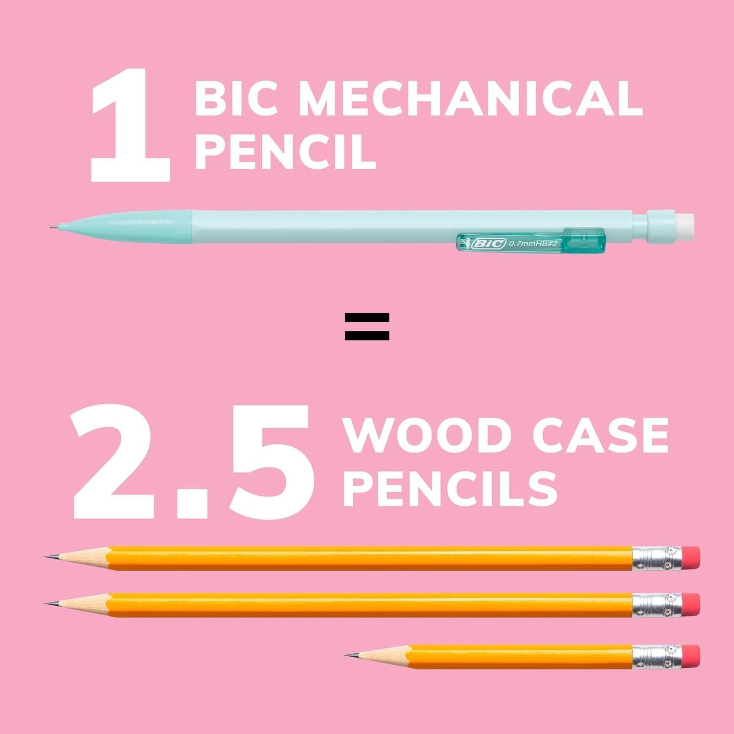 Bic Xtra Smooth Mechanical Pencils 40 Count 0.7 Mm School Office Supplies