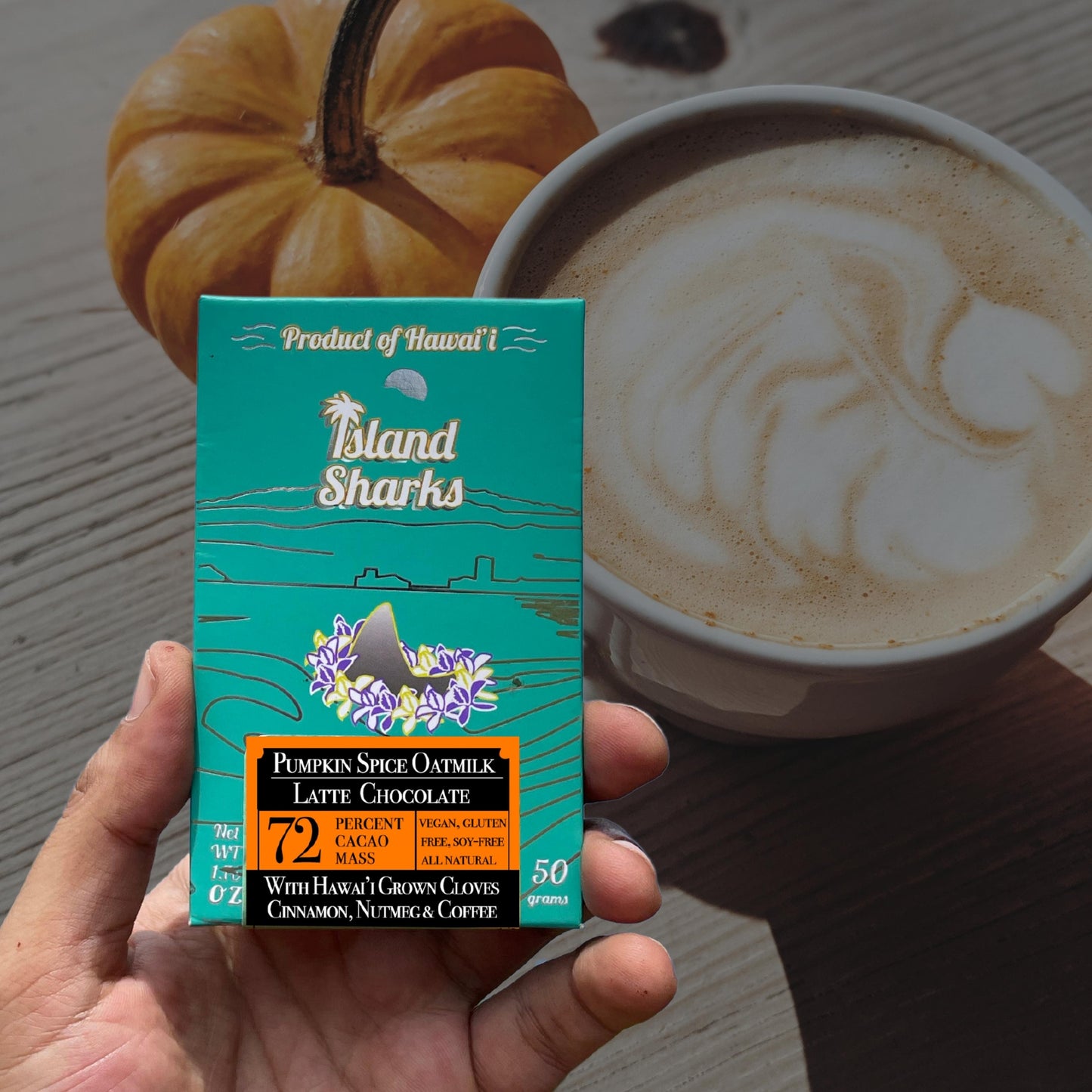 Hawaii Pumpkin Spice Oatmilk Latte Bar