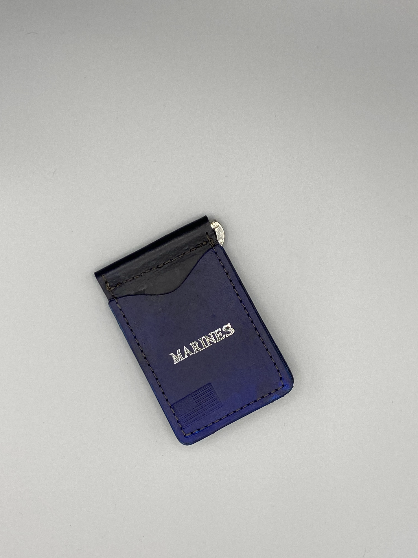 Leather Military Branch keys chain and Wallet