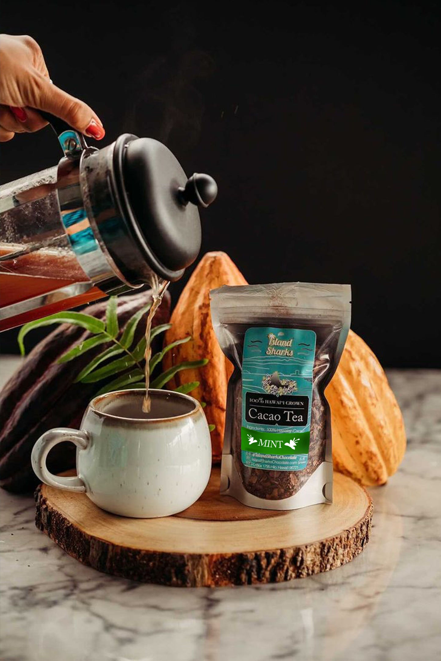 Bulk Cacao Tea With Mint