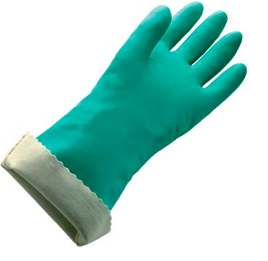 Flock-lined Nitrile gloves (12 count)