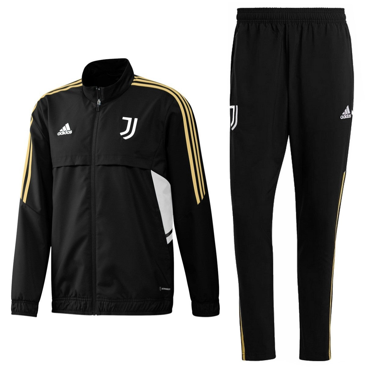 Juventus Soccer training presentation tracksuit 2022/23 black - Adidas