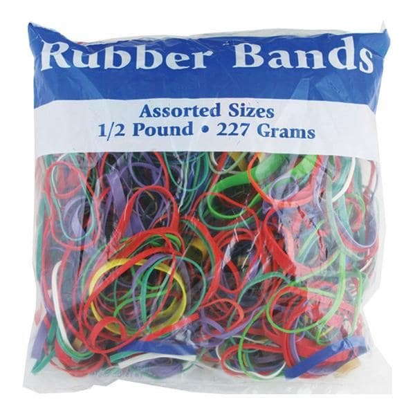 Assorted Dimensions 227g/ 0.5 lbs. Rubber Bands