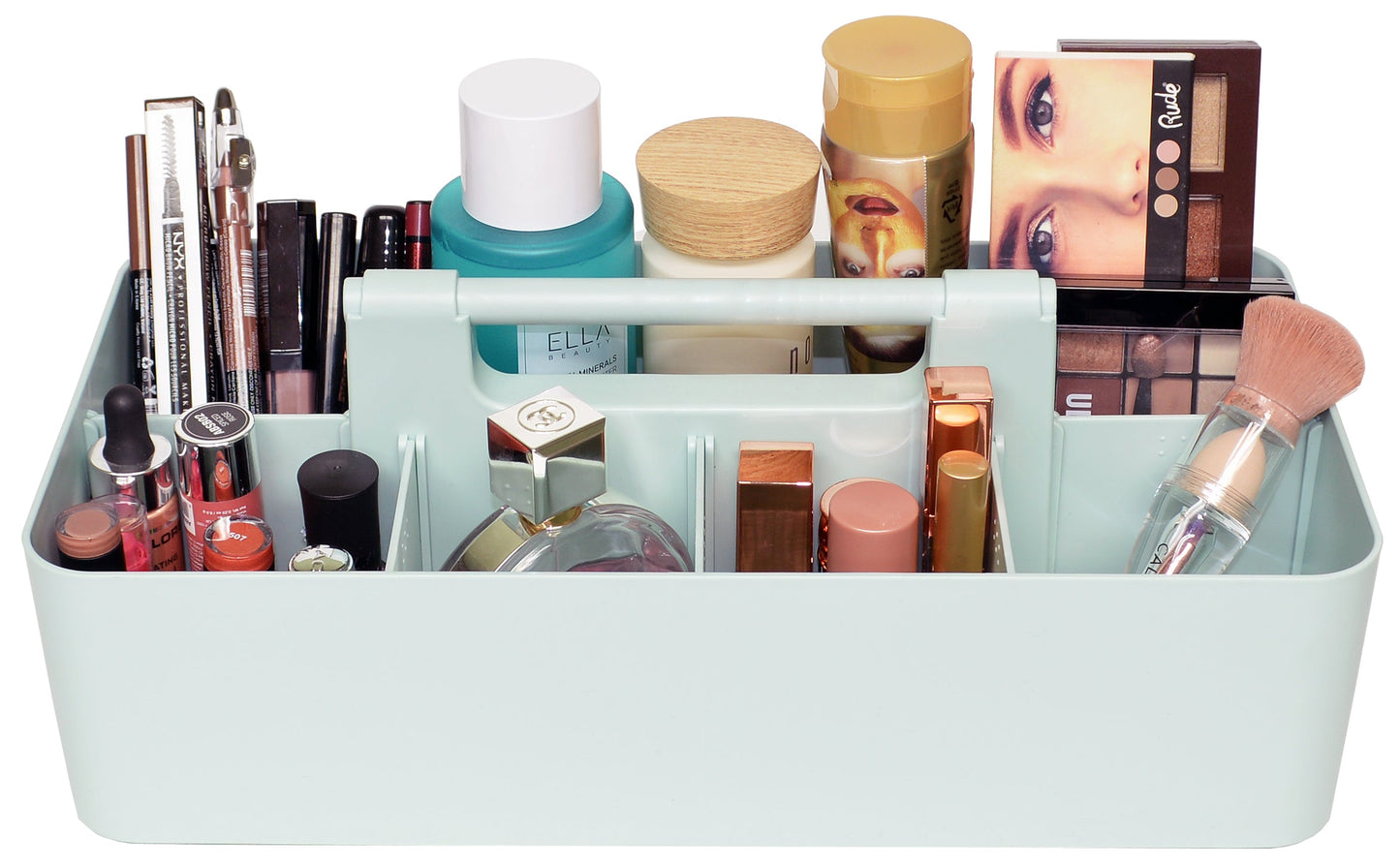 Enjoy Organizer - 3 PACK MIX -Portable Caddy, DIY Dividers, 8 Compartments, School Office Supplies Home Craft with Handle Made in USA