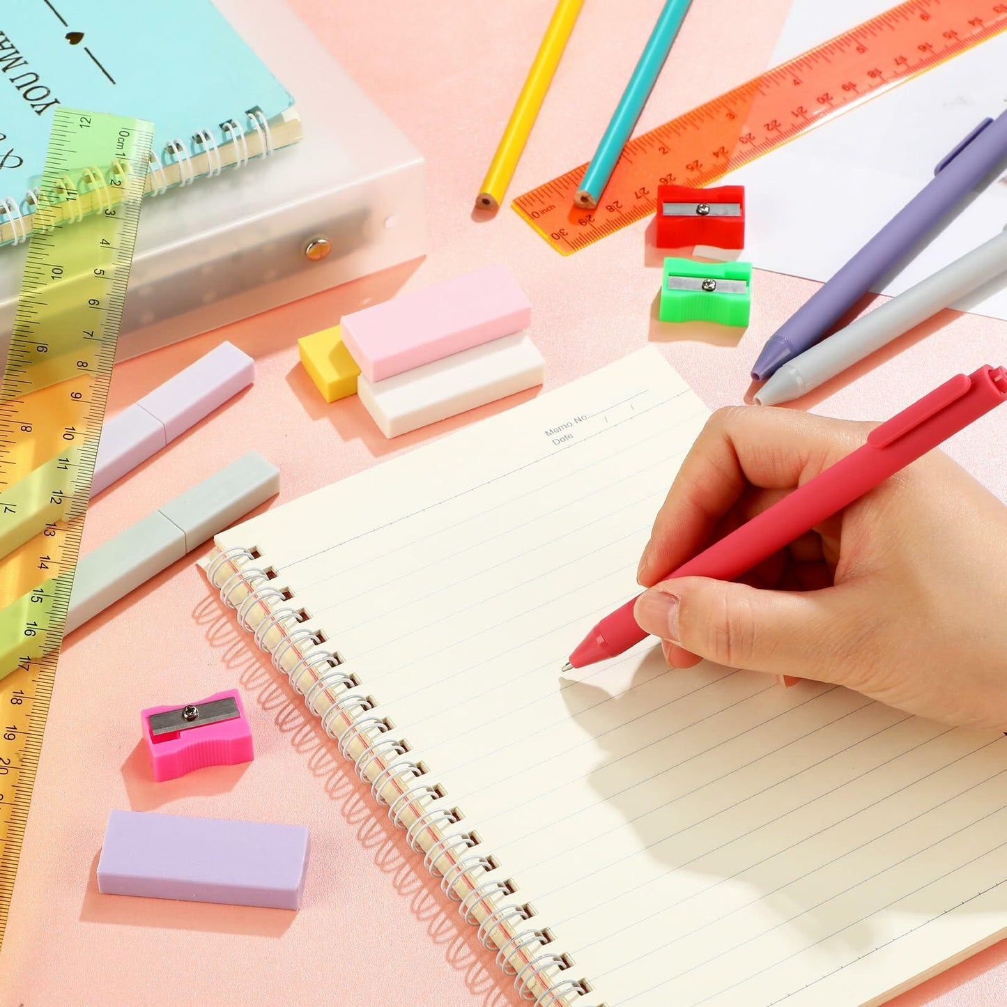 Feifeiya 240 Pcs Operation Christmas School Supplies Bulk Set Pen Ruler