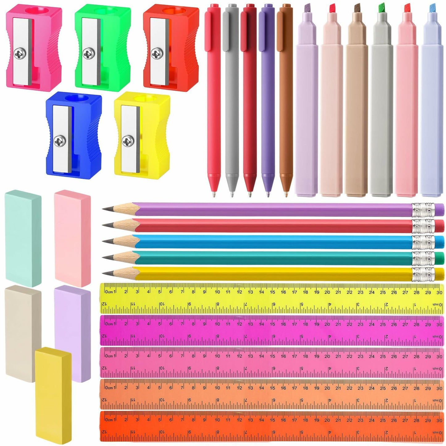 Feifeiya 240 Pcs Operation Christmas School Supplies Bulk Set Pen Ruler