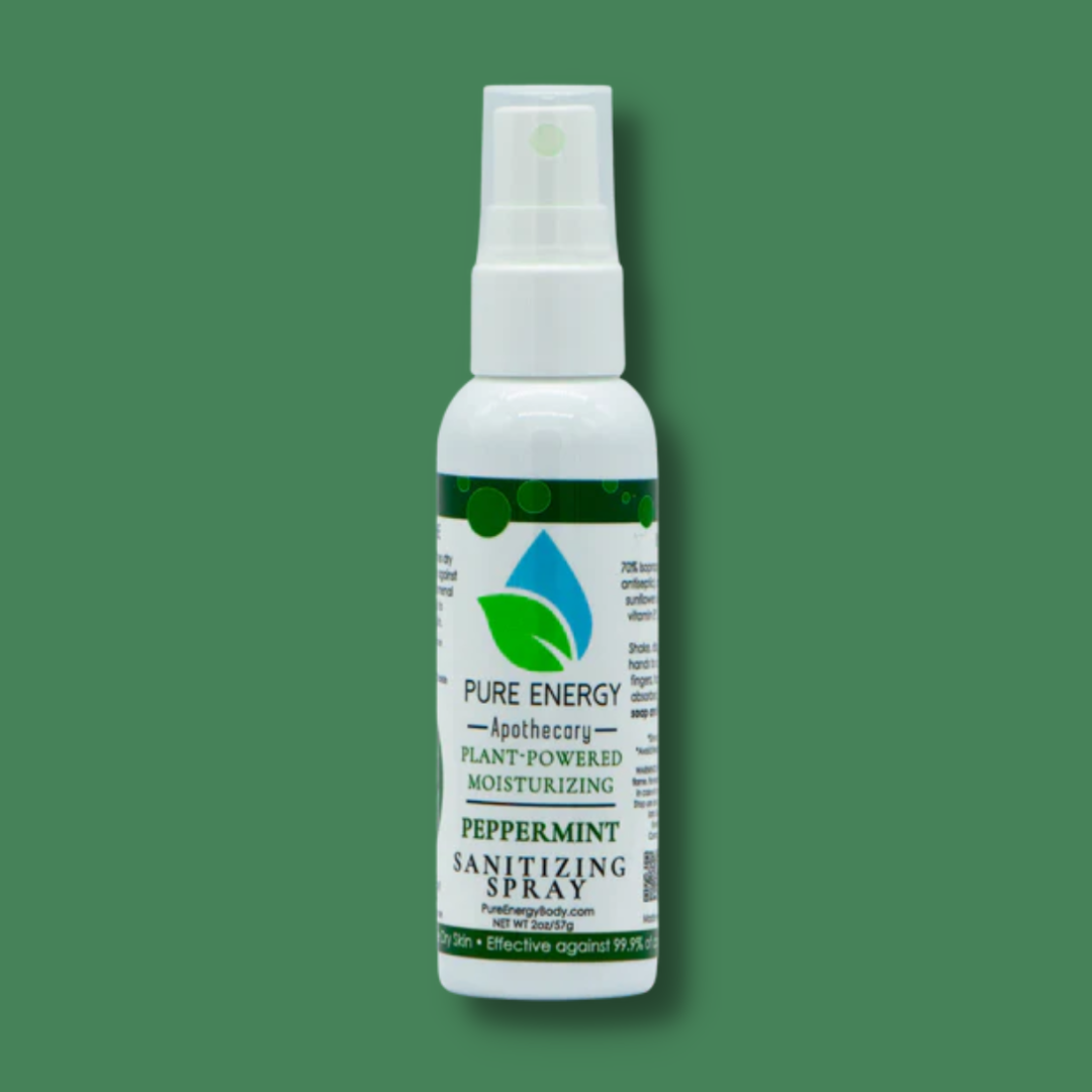 Hand Sanitizer Spray - 2 oz Travel Size (Peppermint)