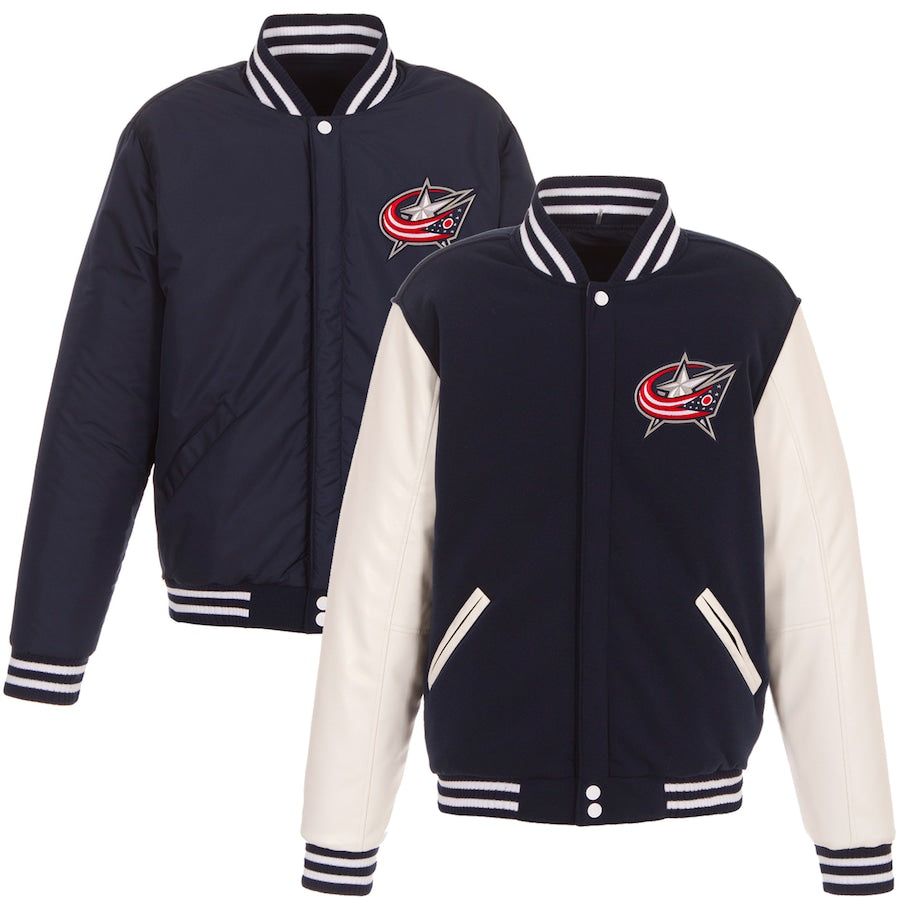 Columbus Blue Jackets Reversible Varsity Jacket