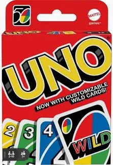 UNO Card Game, Ages 7 and Up, 108 Cards/Set