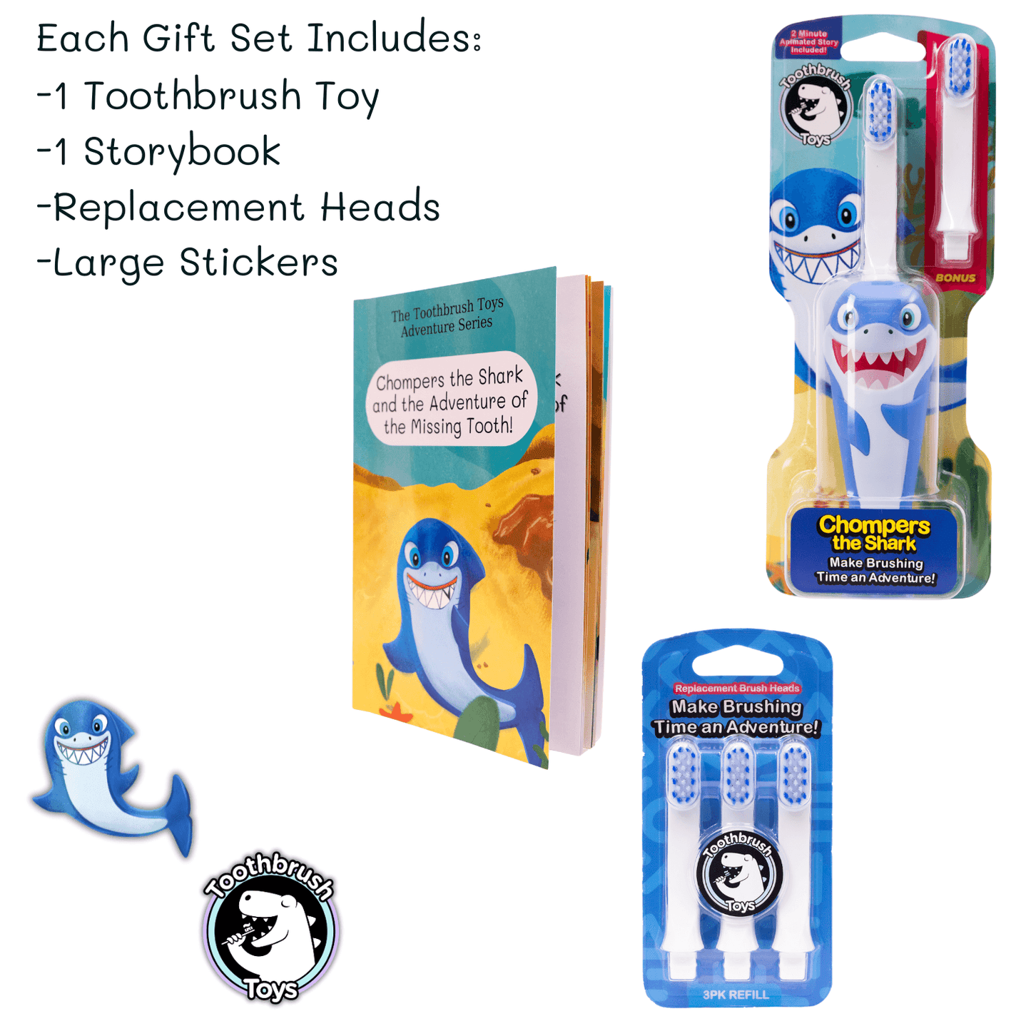 Toothbrush Toys Gift Set for Kids