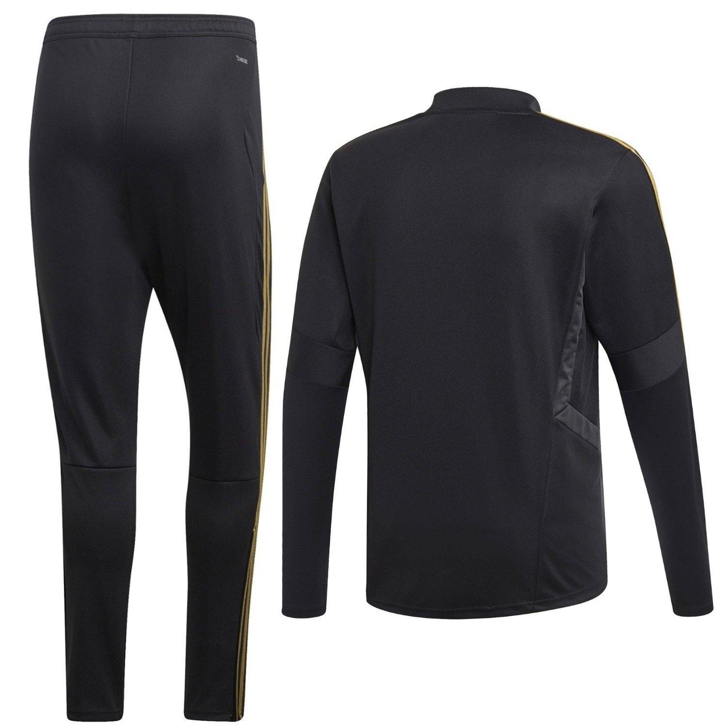 Real Madrid soccer black technical training tracksuit 2019/20 - Adidas