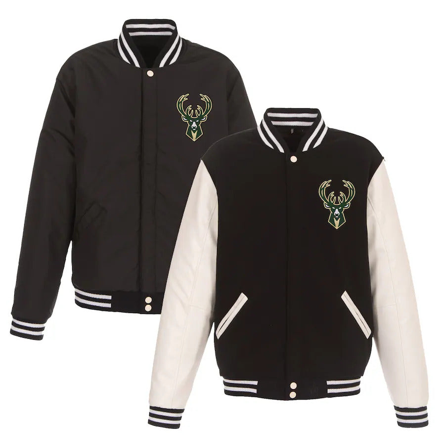 Milwaukee Bucks Reversible Varsity Jacket