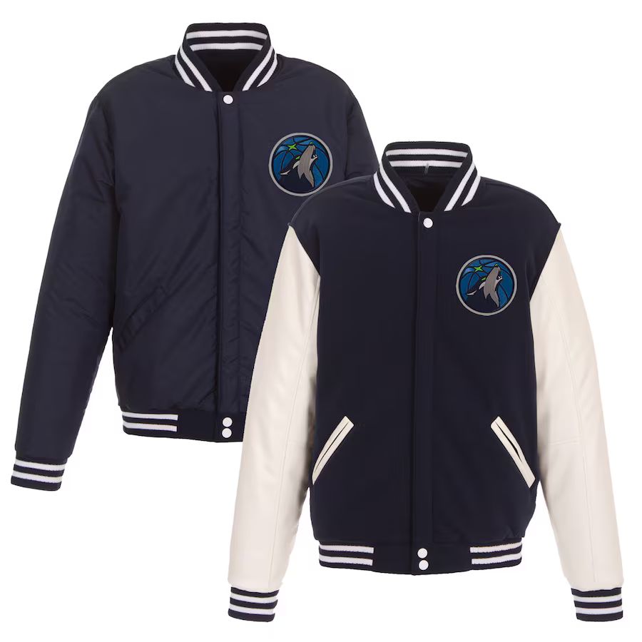 Minnesota Timberwolves Reversible Varsity Jacket